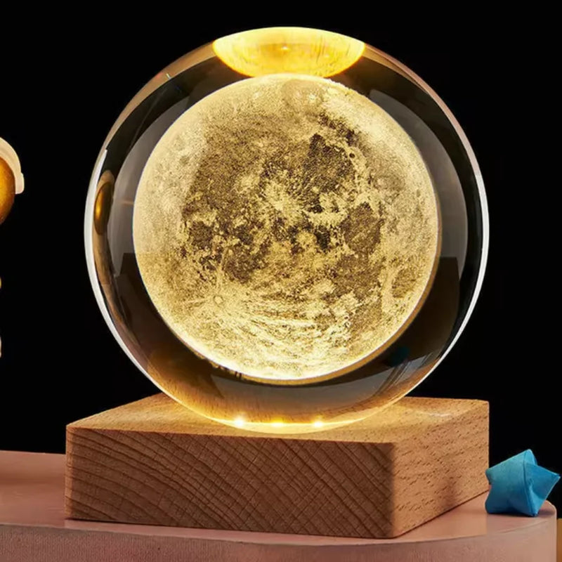 Abajur SKYTUR 3D Crystal Ball