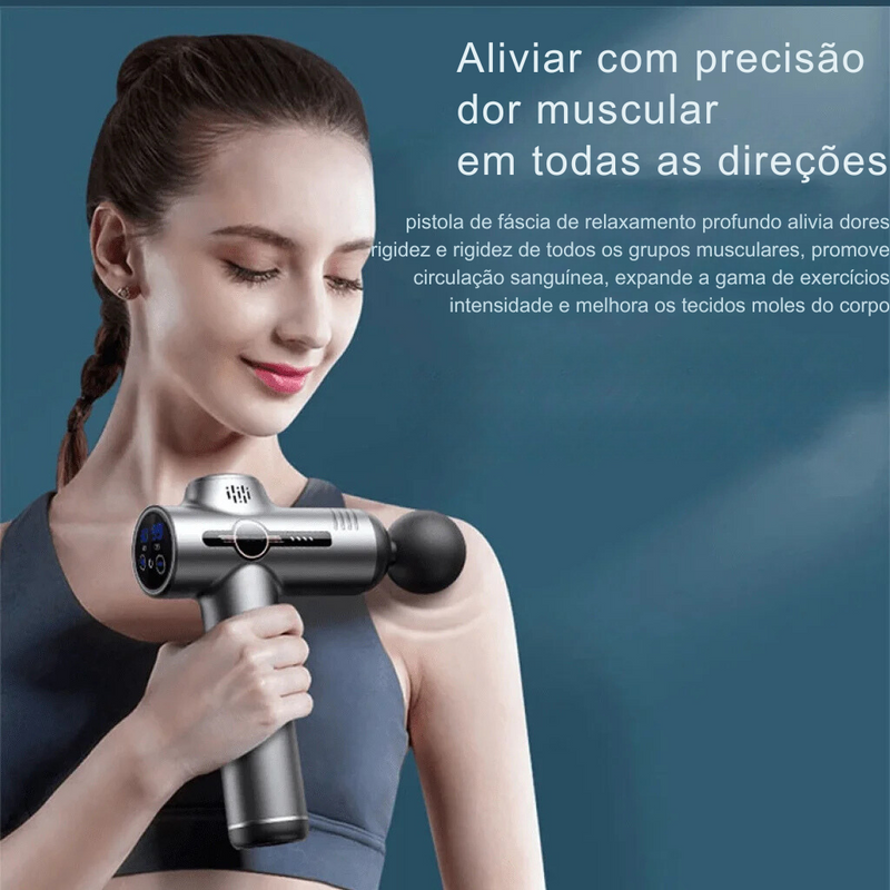 PulseRelax Pro Pistola de massagem vibratória