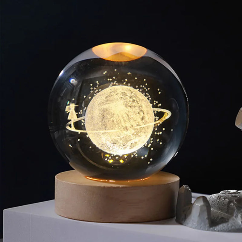 Abajur SKYTUR 3D Crystal Ball